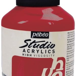 Pebeo Studio Acrylic HV 500ML - Napthol Carmine