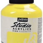 Pebeo Studio Acrylic HV 500ML - Lemon Cadmium Yellow Hue