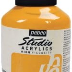 Pebeo Studio Acrylic HV 500ML - Cadmium Yellow Medium