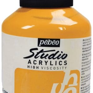 Pebeo Studio Acrylic HV 500ML - Cadmium Yellow Medium