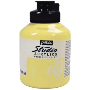 Pebeo Studio Acrylic HV 500ML - Naples Yellow Hue