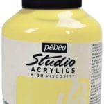 Pebeo Studio Acrylic HV 500ML - Naples Yellow Hue