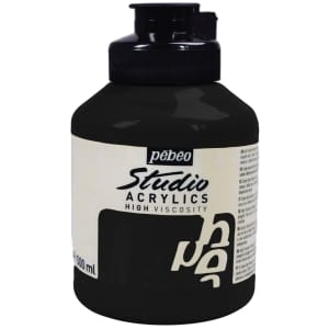 Pebeo Studio Acrylic HV 500ML - Mars Black