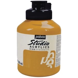 Pebeo Studio Acrylic HV 500ML - Yellow Ochre