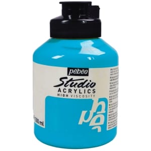Pebeo Studio Acrylic HV 500ML - Turquoise Blue
