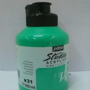Pebeo Studio Acrylic HV 500ML - Veronese Green