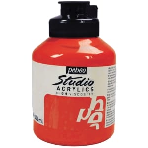 Pebeo Studio Acrylic HV 500ML - Cadmium Orange Hue