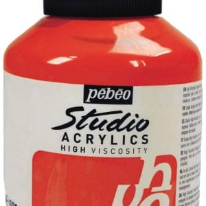Pebeo Studio Acrylic HV 500ML - Cadmium Orange Hue