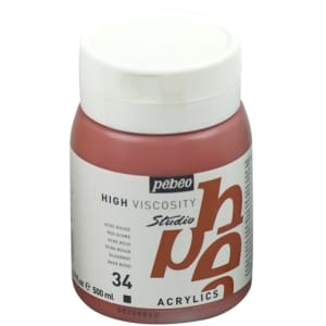 Pebeo Studio Acrylic HV 500ML - Red Ochre