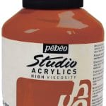 Pebeo Studio Acrylic HV 500ML - Raw Sienna