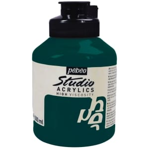 Pebeo Studio Acrylic HV 500ML - Phthalocyanine Emerald