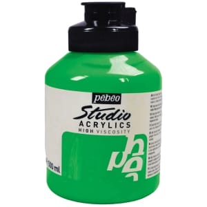 Pebeo Studio Acrylic HV 500ML - Cadmium Green Hue