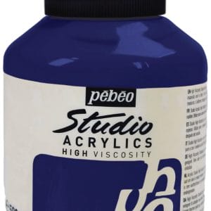 Pebeo Studio Acrylic HV 500ML - Dark Cobalt Violet Hue
