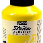 Pebeo Studio Acrylic HV 500ML - Primary Yellow