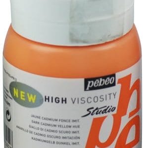 Pebeo Studio Acrylic HV 500ML - Dark Cadmium Yellow Hue