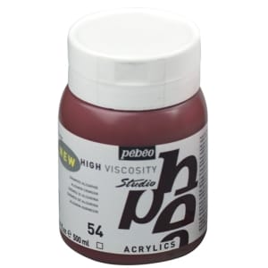 Pebeo Studio Acrylic HV 500ML - Alizarin Crimson