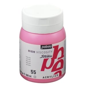Pebeo Studio Acrylic HV 500ML - Azo Pink