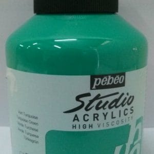 Pebeo Studio Acrylic HV 500ML - Turquoise Green