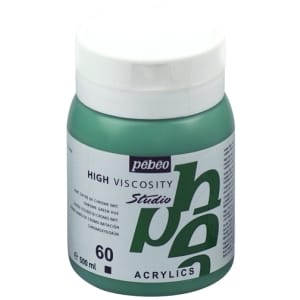 Pebeo Studio Acrylic HV 500ML - Chrome Green Hue
