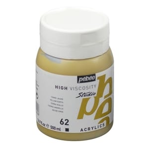 Pebeo Studio Acrylic HV 500ML - Yellow Earth