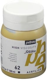 Pebeo Studio Acrylic HV 500ML - Yellow Earth