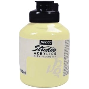 Pebeo Studio Acrylic HV 500ML - Buff Titanium