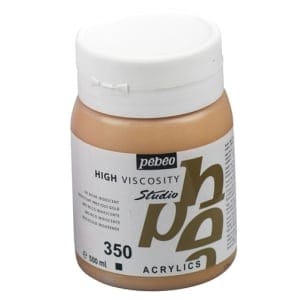 Pebeo Studio Acrylic HV 500ML - Iridescent Precious Gold