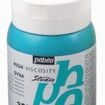Pebeo Studio Acrylic HV 500ML - Iridescent Green Blue