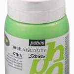 Pebeo Studio Acrylic HV 500ML - Iridescent Green Yellow