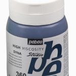 Pebeo Studio Acrylic HV 500ML - Iridescent Blue Black