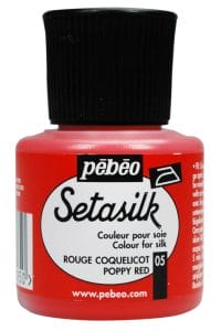 Pebeo Setasilk 45ml - Poppy Red