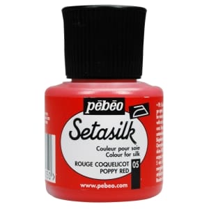 Pebeo Setasilk 45ml - Poppy Red