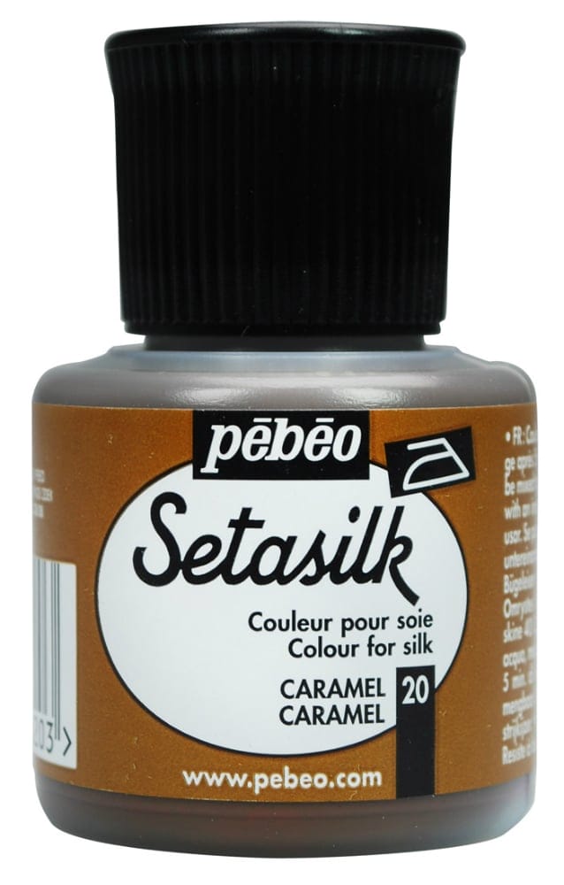 Pebeo Setasilk 45ml - Caramel 181020 pebeo setasilk 45ml caramel Pebeo Setasilk 45ml - Caramel