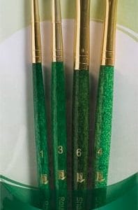 Princeton Real Value Natural - Camel Short Handle Brush Set (Set of 4 Brushes) - 1