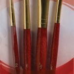 Princeton Real Value Natural - Camel Short Handle Brush Set  (Set of 4 Brushes) - 2