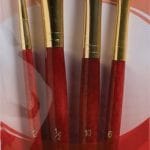 Princeton Real Value Synthetic - Golden Taklon Short Handle Brush Set  (Set of 4 Brushes) - 4