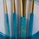 Princeton Real Value Synthetic - Golden Taklon Short Handle Brush Set  (Set of 4 Brushes) - 6