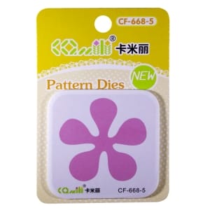 Patterned Dies (Medium) - Flower Design 3
