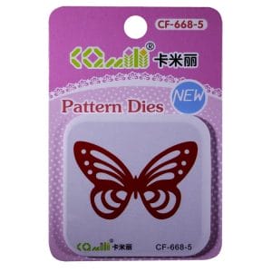 Patterned Dies (Medium) - Butterfly Design 2