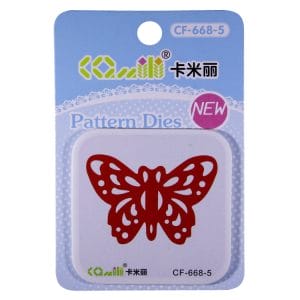 Patterned Dies (Medium) - Butterfly Design 3