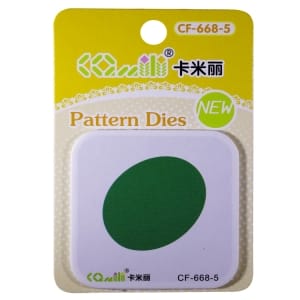 Patterned Dies (Medium) - Oval