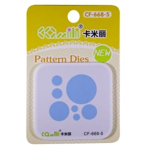 Patterned Dies (Medium) - Multiple Circles