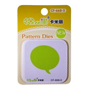 Patterned Dies (Medium) - Speech Bubble
