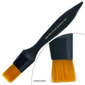 Jags Wash Brush Synthetic Hair Black Handle 18MM (JWBHS18MM)