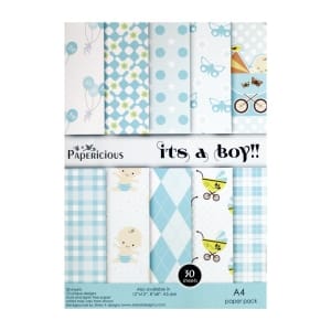 Papericious - Its a Boy (A4 paper)