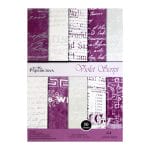 Papericious - Violet Script (A4 paper)