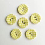 Checkered Buttons - Yellow