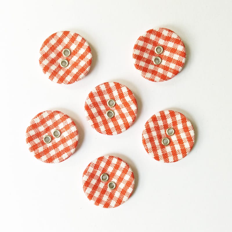 Checkered Buttons - Red capb57 Checkered Buttons - Red