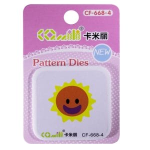 Patterned Dies (Small) - Smiley Sun