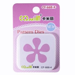Patterned Dies (Small) - Flower Design 3
